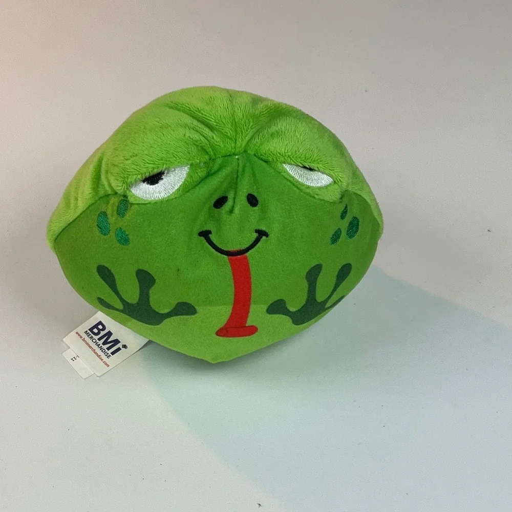 BMI Merchandise Green Blue Frog Plush Stuffed Animal‎ PLUREV Interchangeable